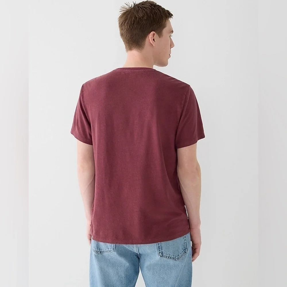 J Crew Hemp-organic cotton-blend pocket T-shirt Item BQ650